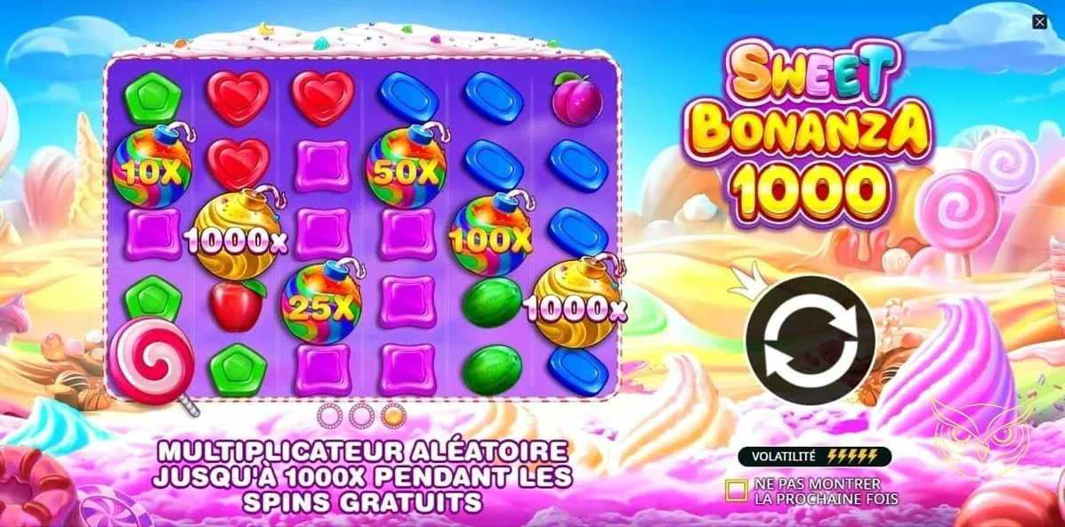 Capture d'écran 1 du jeu Sweet Bonanza 1000