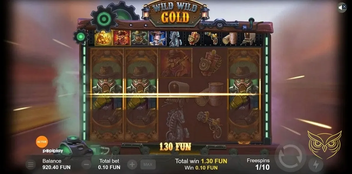 Capture d'écran 2 du jeu Wild Wild Gold Popiplay